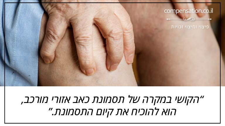 הקושי במקרה של תסמונת כאב אזורי מורכב, הוא להוכיח את קיום התסמונת