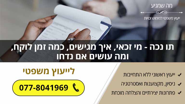 תעודת נכה, פטור מתור ופטור למלווה - המדריך המעשי המלא